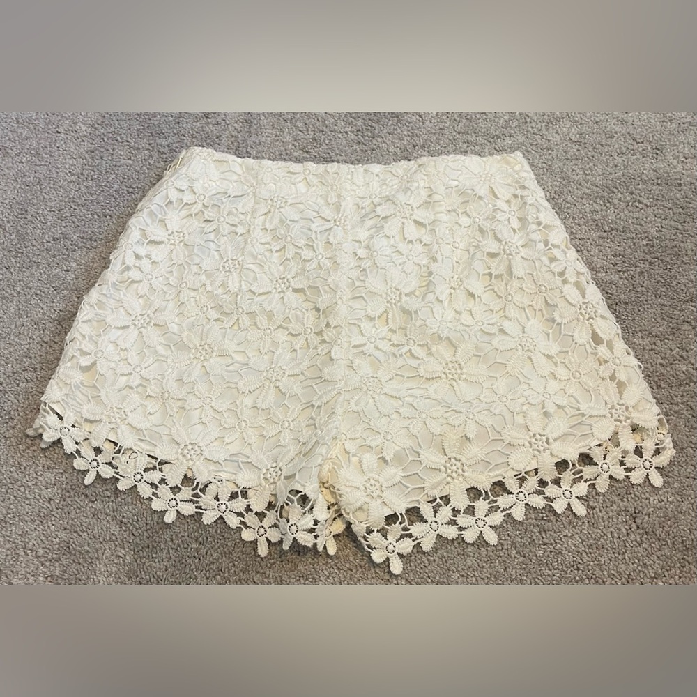 Hollister White Floral Lace Set - Picture 9 of 12